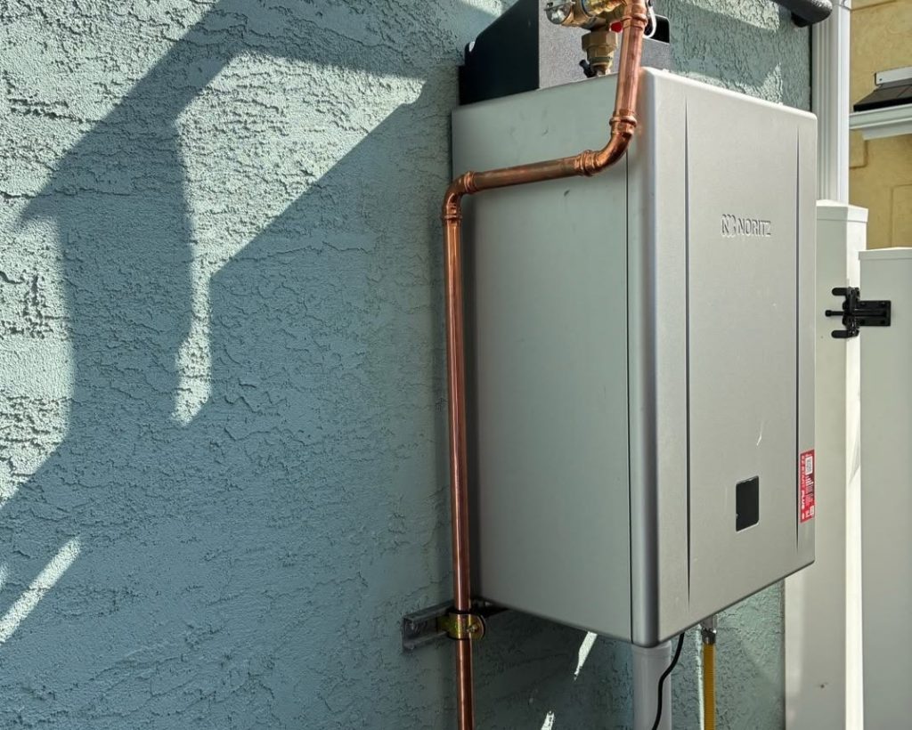 Installed heater